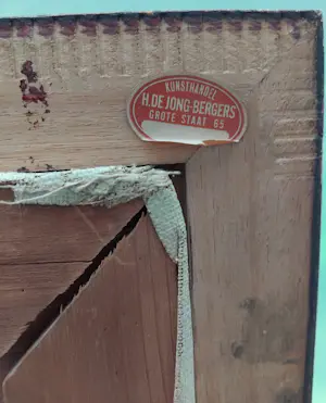 Clemens Wolters - Landschap met hooibergen kopen? Bied vanaf 50!