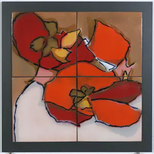 Onbekend - Maarten (naar Fon Klement), Vier emaille wandobjecten kopen? Bied vanaf 20!