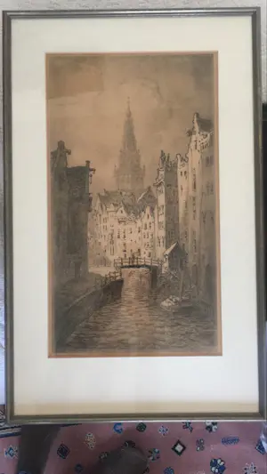 AcheterToon de Jong - gezicht op de Westertoren? Enchérissez de 70!