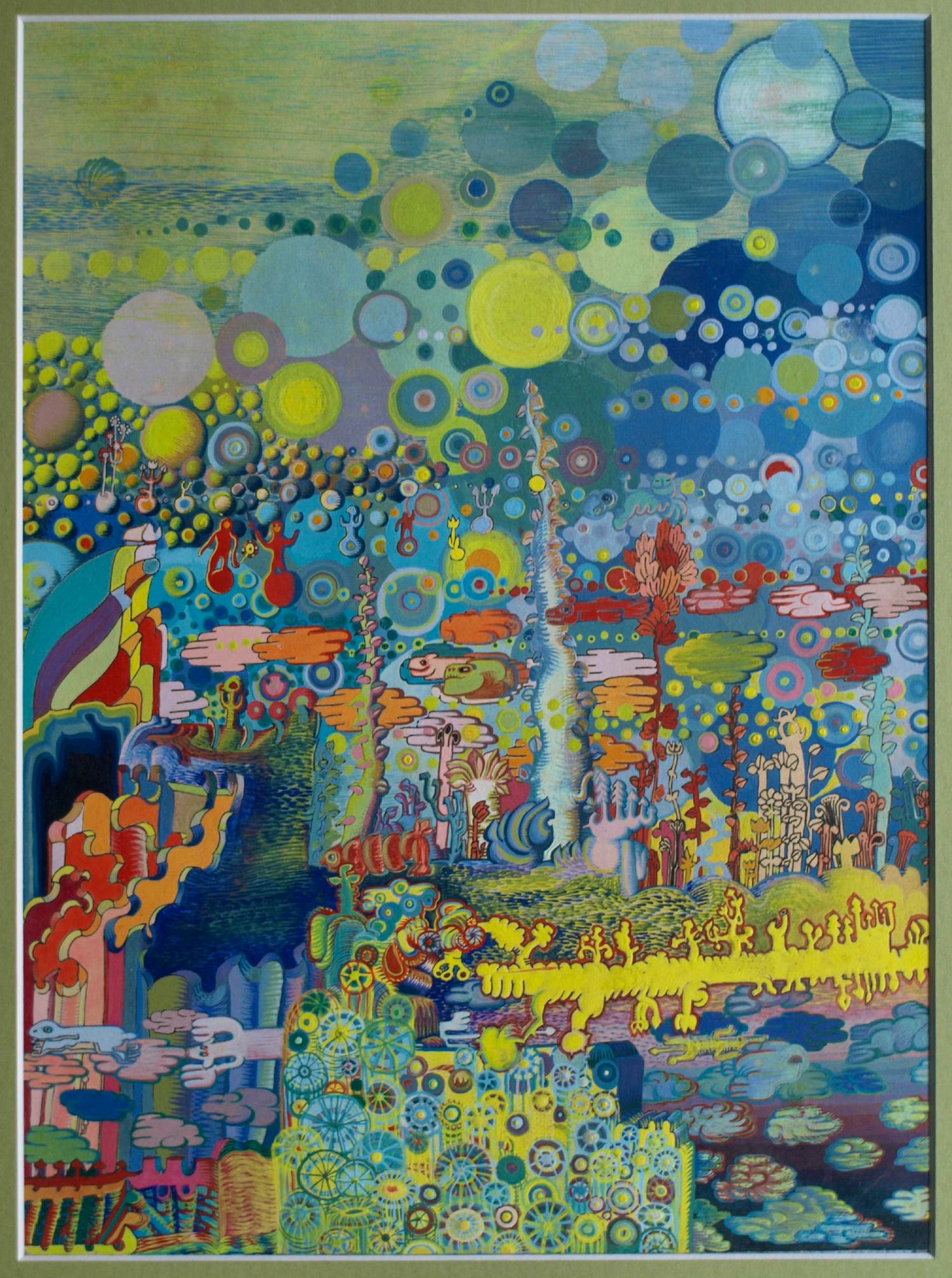 Onbekend - Acryl , ingelijst , Surrealistische voorstelling – Rachel Varekamp - 1970 kaufen? Bieten Sie von 70!