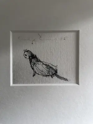 Dirkje Kuik - Pentekening Kat kopen? Bied vanaf 60!