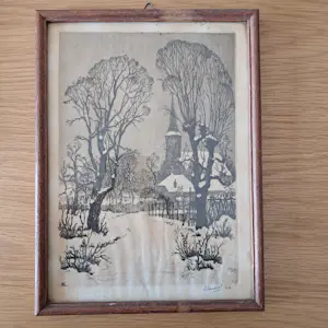 Anton Landers - Nederlands landschap kopen? Bied vanaf 25!