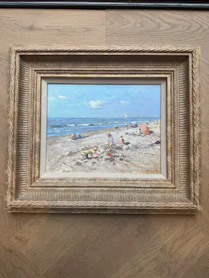 Niek van der Plas - Strandgezicht kopen? Bied vanaf 500!