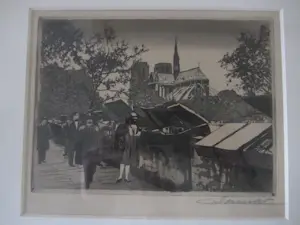 Onbekend - 6 ingelijste gravures Parijs kopen? Bied vanaf 100!