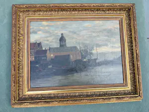 Buy Dirk van Haaren - Uitzicht op stad/dorp.? Bid from 150!