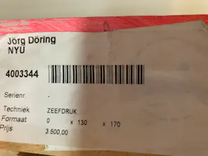 Jörg Döring - New York kopen? Bied vanaf 600!