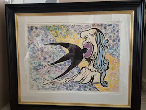 AcheterSalvador Dali - L'Hirondelle? Enchérissez de 500!