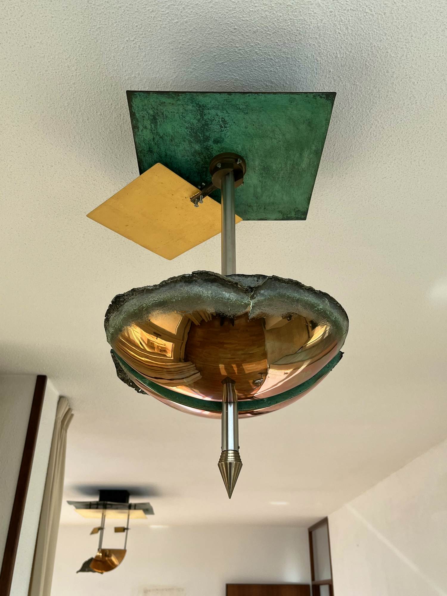 Rob Thalen - Lamp van edelmetalen verkocht voor € 250!