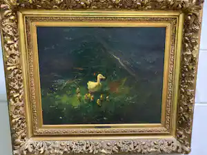 Frans Helfferich - Eendjes in vijver verkauft für € 280!
