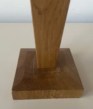 Onbekend - Twee houten art deco kandelaren kopen? Bied vanaf 20!