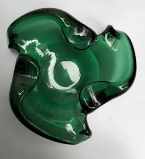 Murano Glas - Groene schaal jaren 60 kaufen? Bieten Sie von 20!