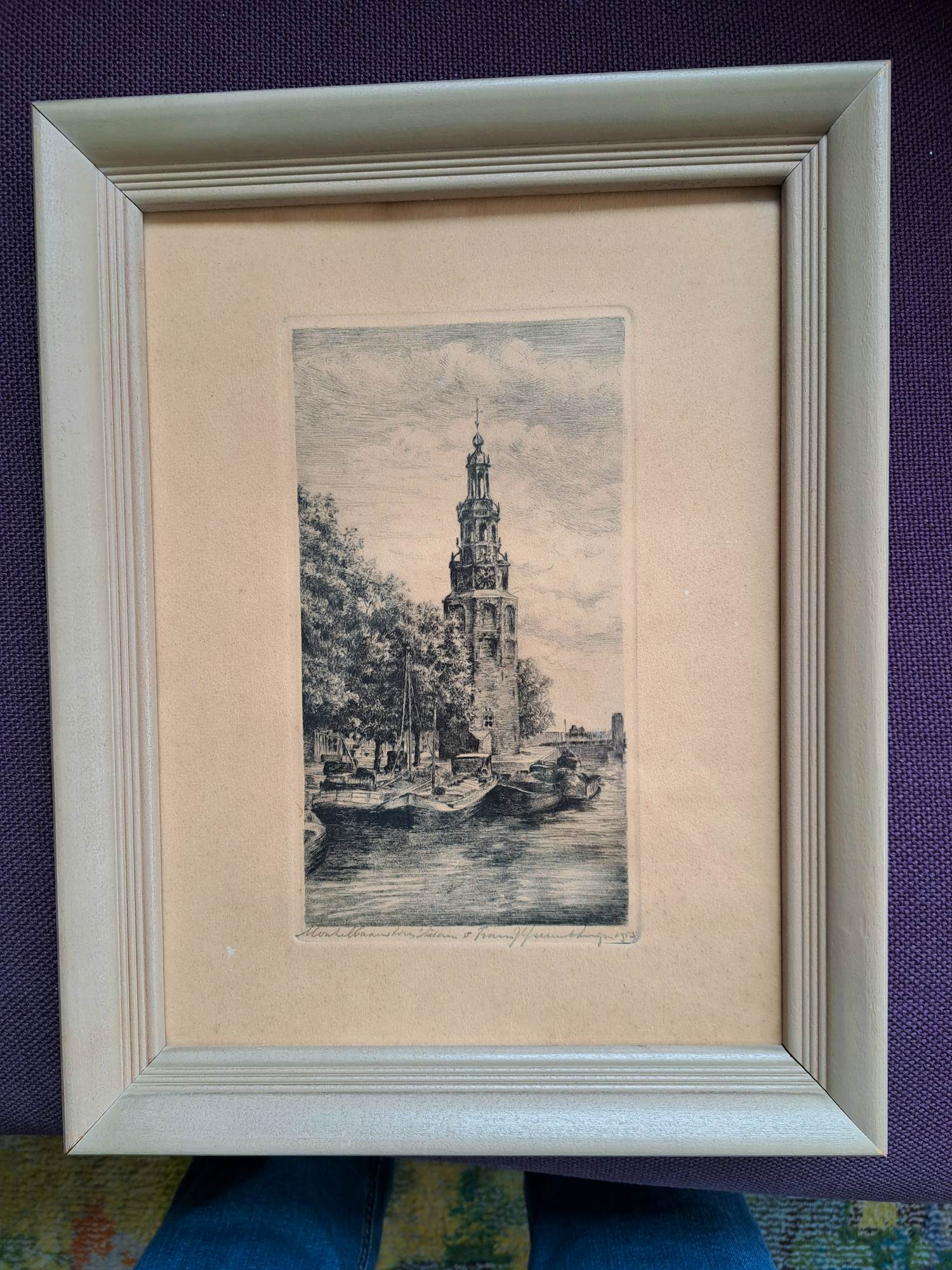Frans IJserinkhuijsen - 1892-1959) Montelbaanstoren, Amsterdam kopen? Bied vanaf 20!