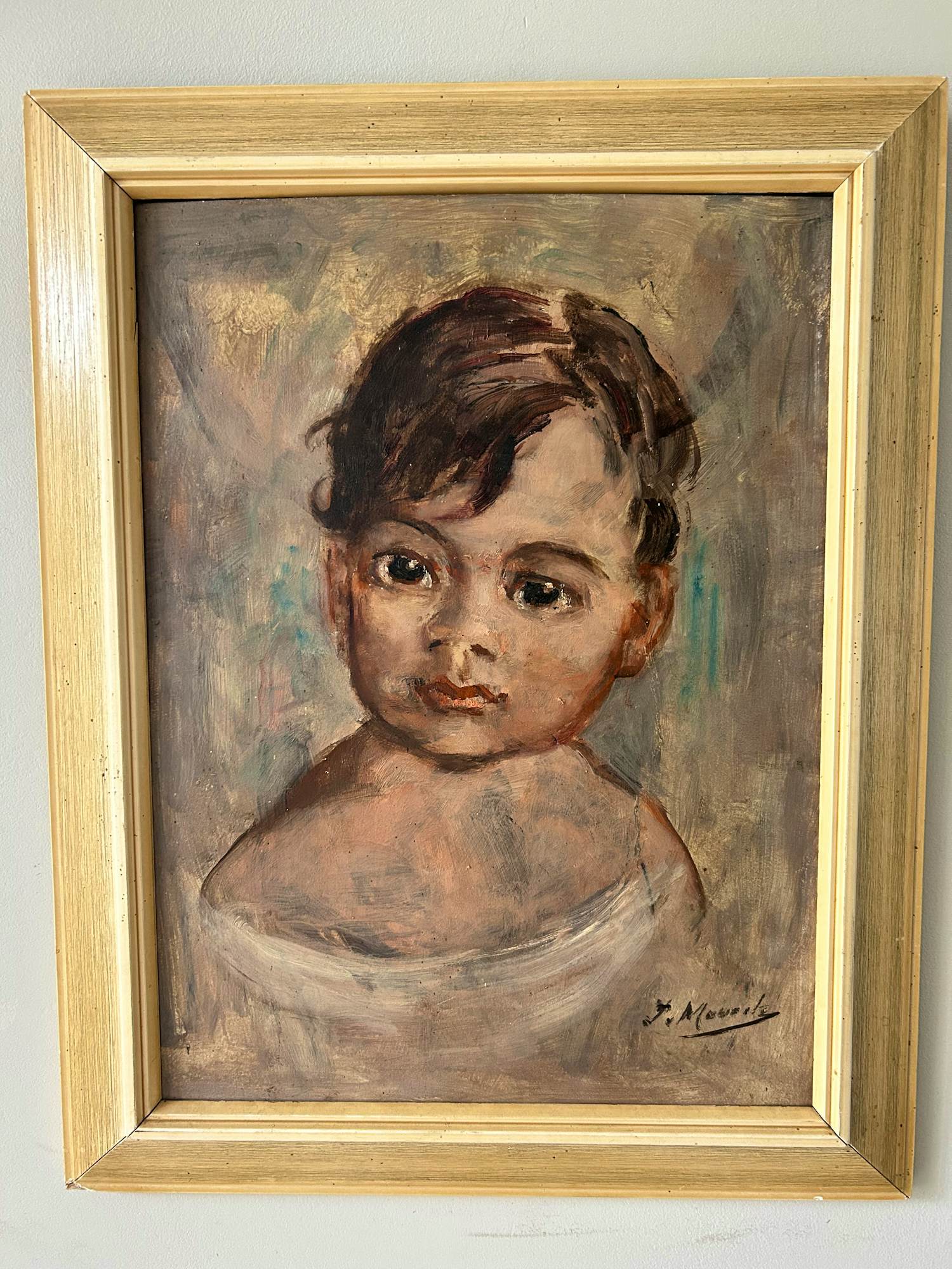 Jacques van Mourik - Kinderportret op paneel kopen? Bied vanaf 60!