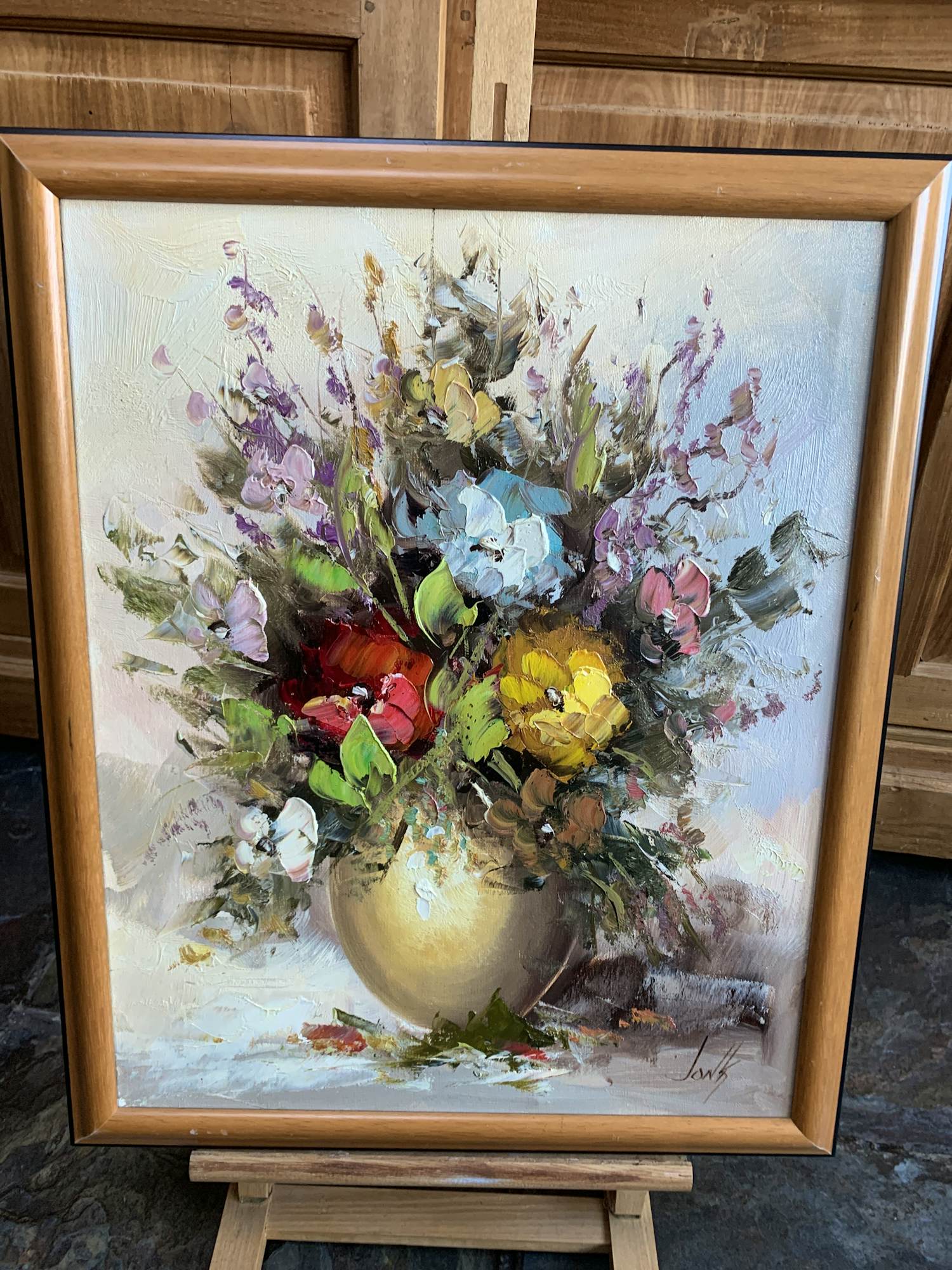 Onbekend - Stilleven bloemen in vaas. kopen? Bied vanaf 40!