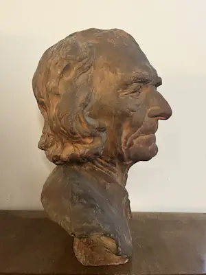 Paul De Vigne - Terra-cotta buste kopen? Bied vanaf 450!