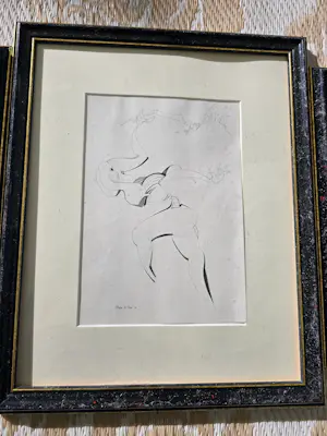 Buy Onbekend - Drie prachtige kwaliteit tekeningen van kunstenaar Marco Di Piazza? Bid from 60!