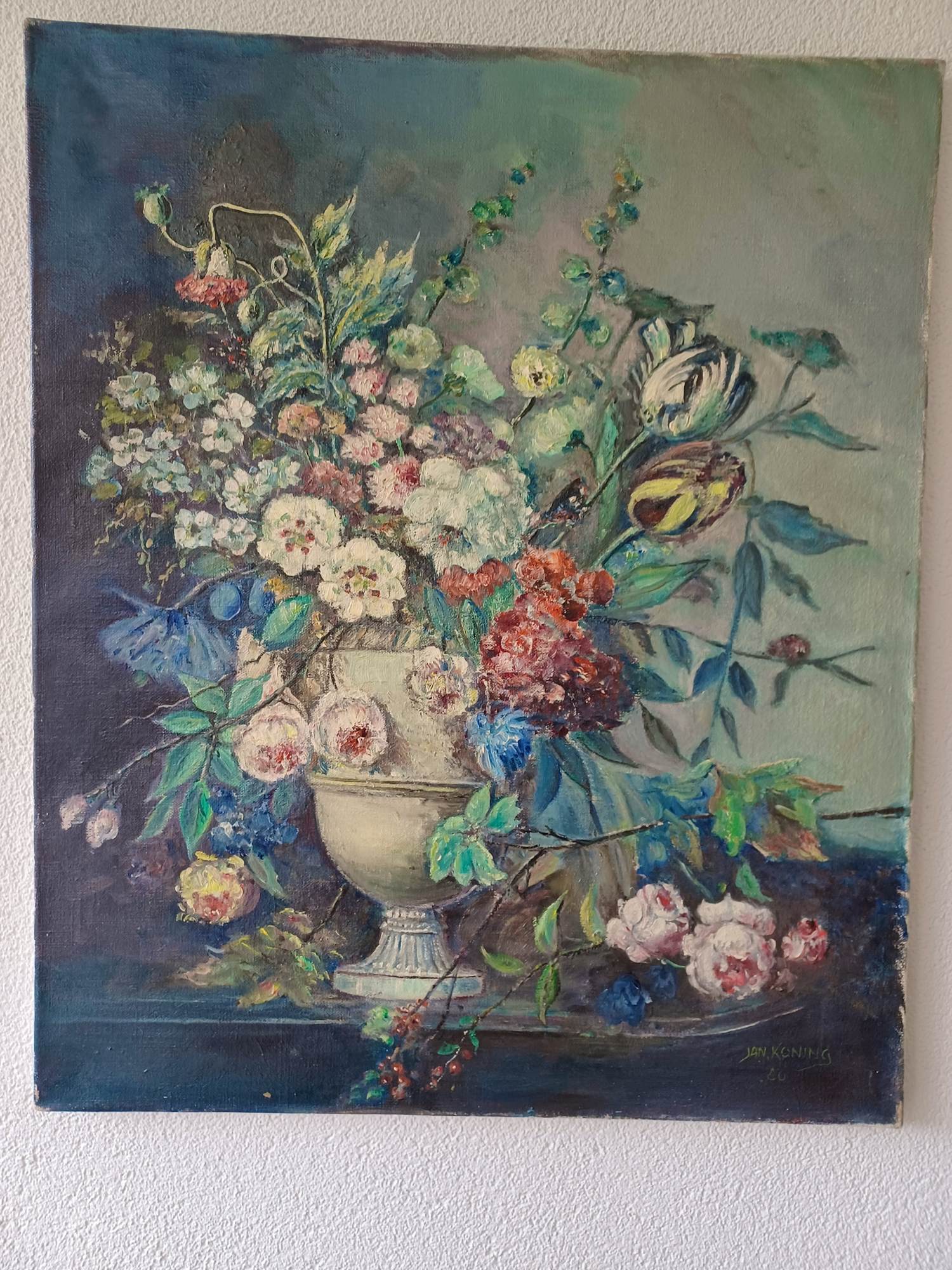 Jan Koning - boeket verkocht voor € 175!