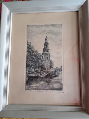 Frans IJserinkhuijsen - 1892-1959) Montelbaanstoren, Amsterdam kopen? Bied vanaf 20!