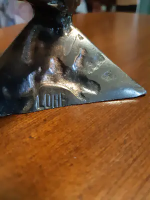 Yves Lohe - Uil in brons en glaspasta kopen? Bied vanaf 70!