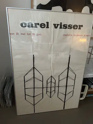 Carel Visser - Poster Stedelijk kopen? Bied vanaf 50!