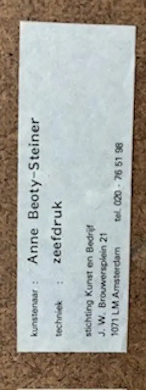 Anna Beothy-Steiner - Abstracte compositie kopen? Bied vanaf 150!