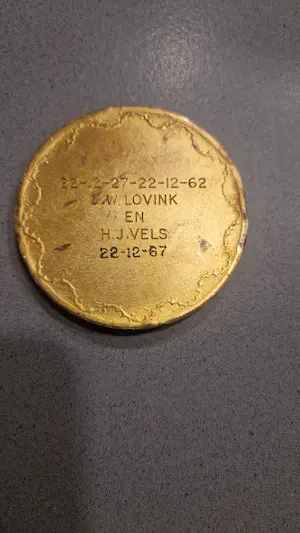 Marinus Kutterink - Bronzen munt kopen? Bied vanaf 50!