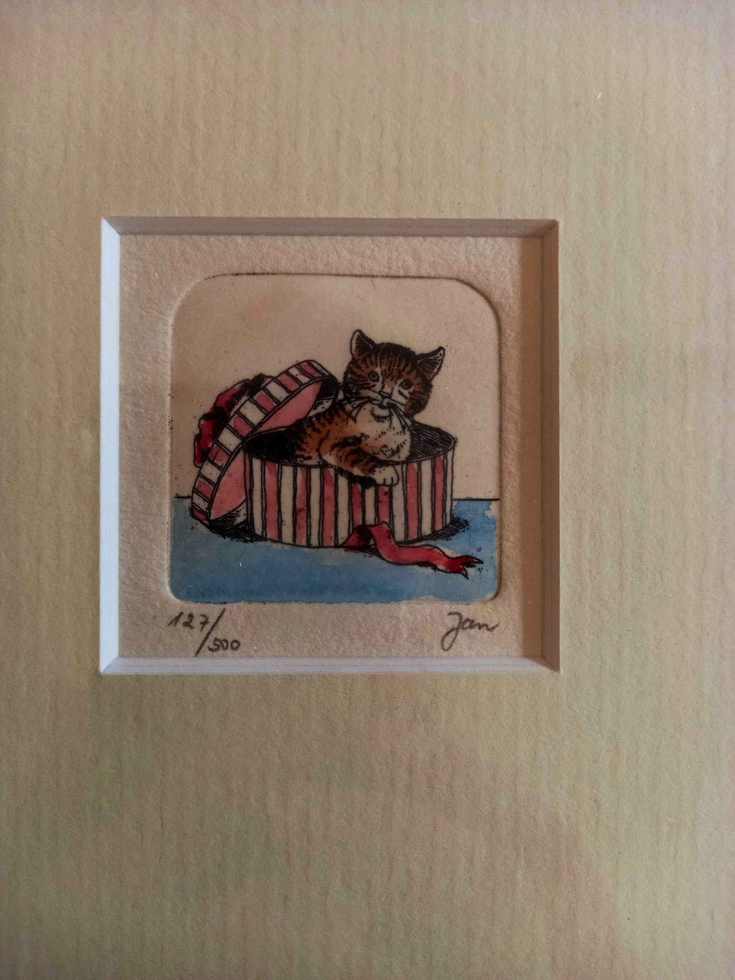 Niet of onleesbaar gesigneerd - Poes cadeau kopen? Bied vanaf 1!