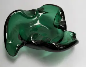 Murano Glas - Groene schaal jaren 60 kaufen? Bieten Sie von 20!