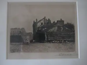 Onbekend - 6 ingelijste gravures Parijs kopen? Bied vanaf 100!