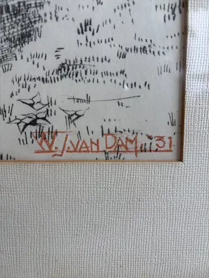 Willem van Dam - Achterzijde Langestraat kopen? Bied vanaf 45!