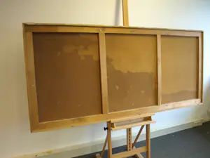 Ivan Sedlisky - Olieverf op board , Titel onbekend – ca. 1970 kopen? Bied vanaf 1000!