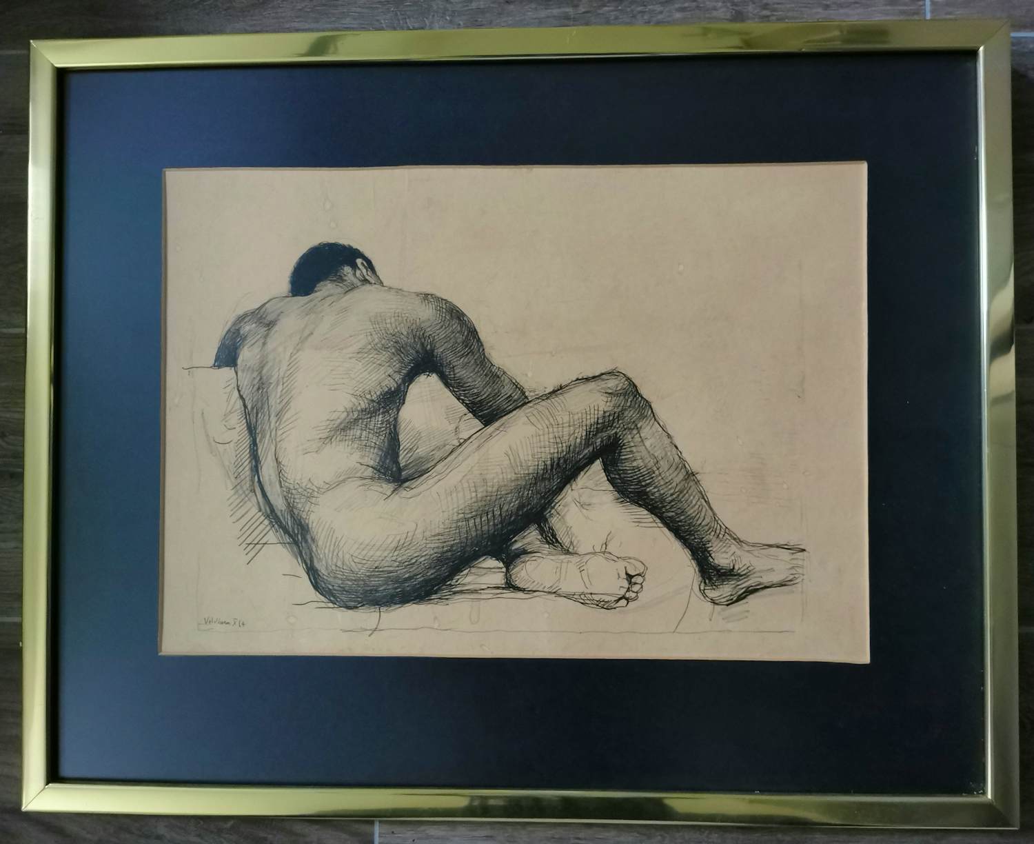 Aat Veldhoen - Danser Billy Wilson, naakt verkocht voor € 50!