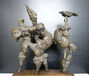 Brons (Onbekend) - "Abstracte figuren" in brons kopen? Bied vanaf 300!