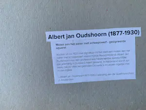 Albert Jan Oudshoorn - Molen aan het water met scheepswerf - Albert Jan Oudshoorn - Aquarel - ong. 1920 kopen? Bied vanaf 110!