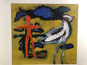 Guillaume Lo-A-Njoe - Persoon en vogel (?) kopen? Bied vanaf 190!