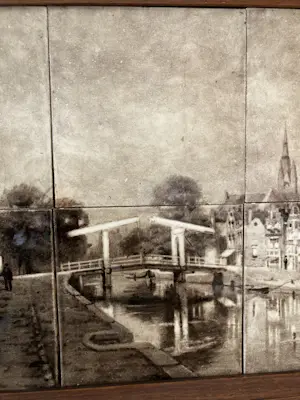 N.V. Haagsche Plateelfabriek Rozenburg - Stadsaanzicht Den Haag? kopen? Bied vanaf 300!