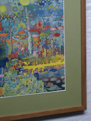 Onbekend - Acryl , ingelijst , Surrealistische voorstelling – Rachel Varekamp - 1970 kopen? Bied vanaf 70!