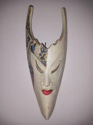 Onbekend - Prachtig etnisch stammenmasker uit Indonesië kopen? Bied vanaf 20!