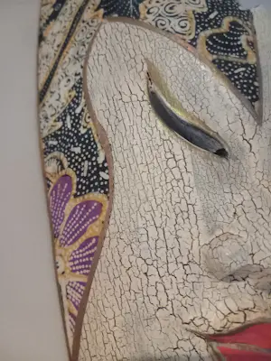 Onbekend - Prachtig etnisch stammenmasker uit Indonesië kopen? Bied vanaf 20!