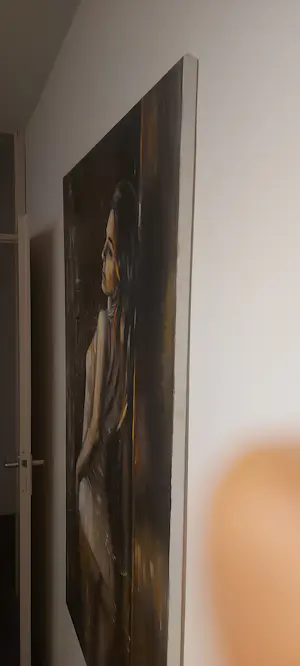 Niet of onleesbaar gesigneerd - Vrouw in nachtkleding kopen? Bied vanaf 1!