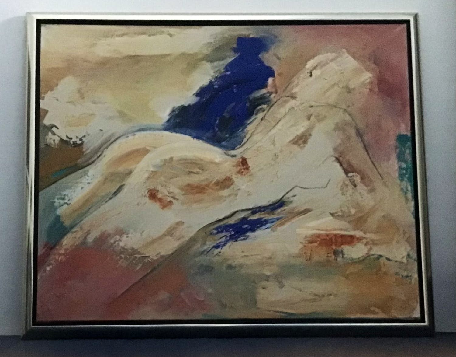 Gert van Reenen - Kleurrijk naakt schilderij verkocht voor € 250!