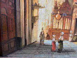 Gerrit Nijland - Kerkinterieur kopen? Bied vanaf 50!