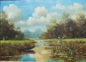 AcheterOnbekend - Hollands polderlandschap.? Enchérissez de 20!