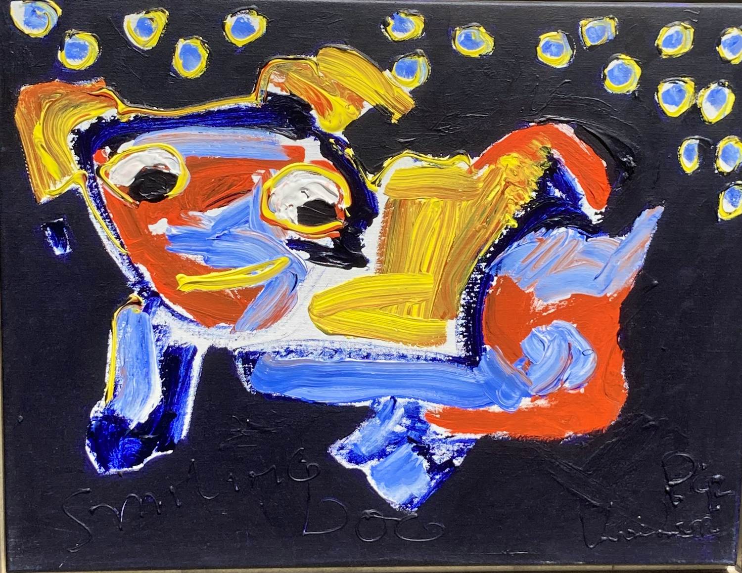 Hans Verschoor - smiling dog verkocht voor € 50!