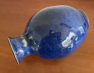 Onbekend - Pottery La Meuse Reuver - Blauwe Studio aardewerken vaas kopen? Bied vanaf 20!