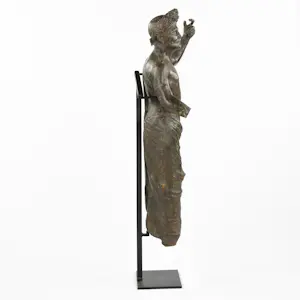 Brons (Onbekend) - Groot beeld van Romeinse keizer op standaard kopen? Bied vanaf 1950!