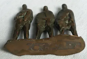 Brons (Onbekend) - Bronzen beeld , Drie Mannen kopen? Bied vanaf 100!