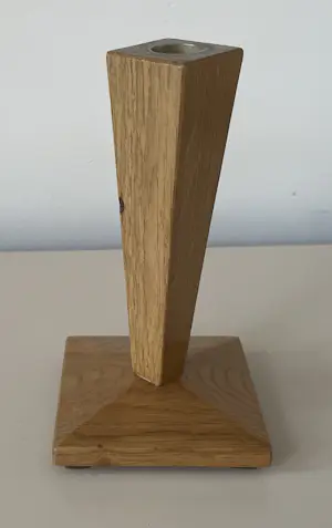 Onbekend - Twee houten art deco kandelaren kopen? Bied vanaf 20!