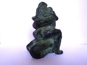 Cor Hund - (toegeschreven aan Cor Hund) "liefdeskoppel" in brons. kopen? Bied vanaf 60!