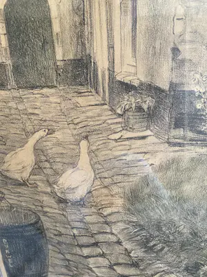Theo Dijkwel - Potloodtekening dieren litho kaufen? Bieten Sie von 40!